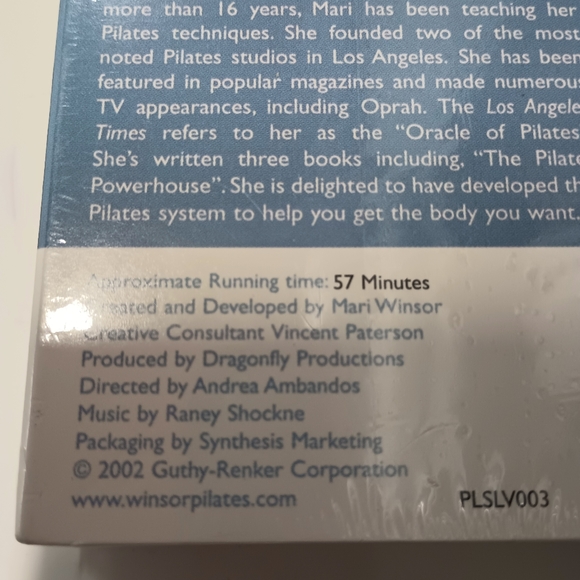 Vintage New Winsor Palates Body Sculpting VHS Video Tape Factory Sealed - Picture 9 of 16
